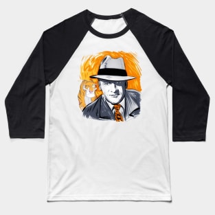 George Sanders - An illustration by Paul Cemmick Baseball T-Shirt